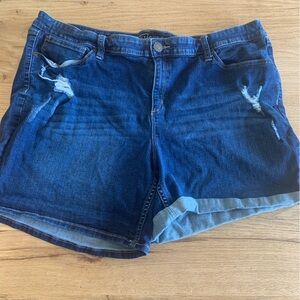 Boutique Boyfriend Shorts Blue‎ Women’s 20W Preloved